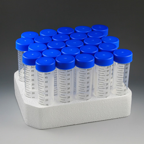 conical centrifuge tubes 50ml rnase dnase free sterile foam racked 