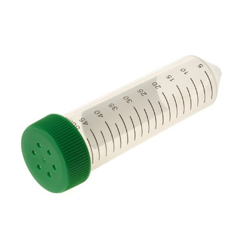 50ml polypropylene bio reaction tubes with 22um vent cap rnase and dnase free sterile foam racked 